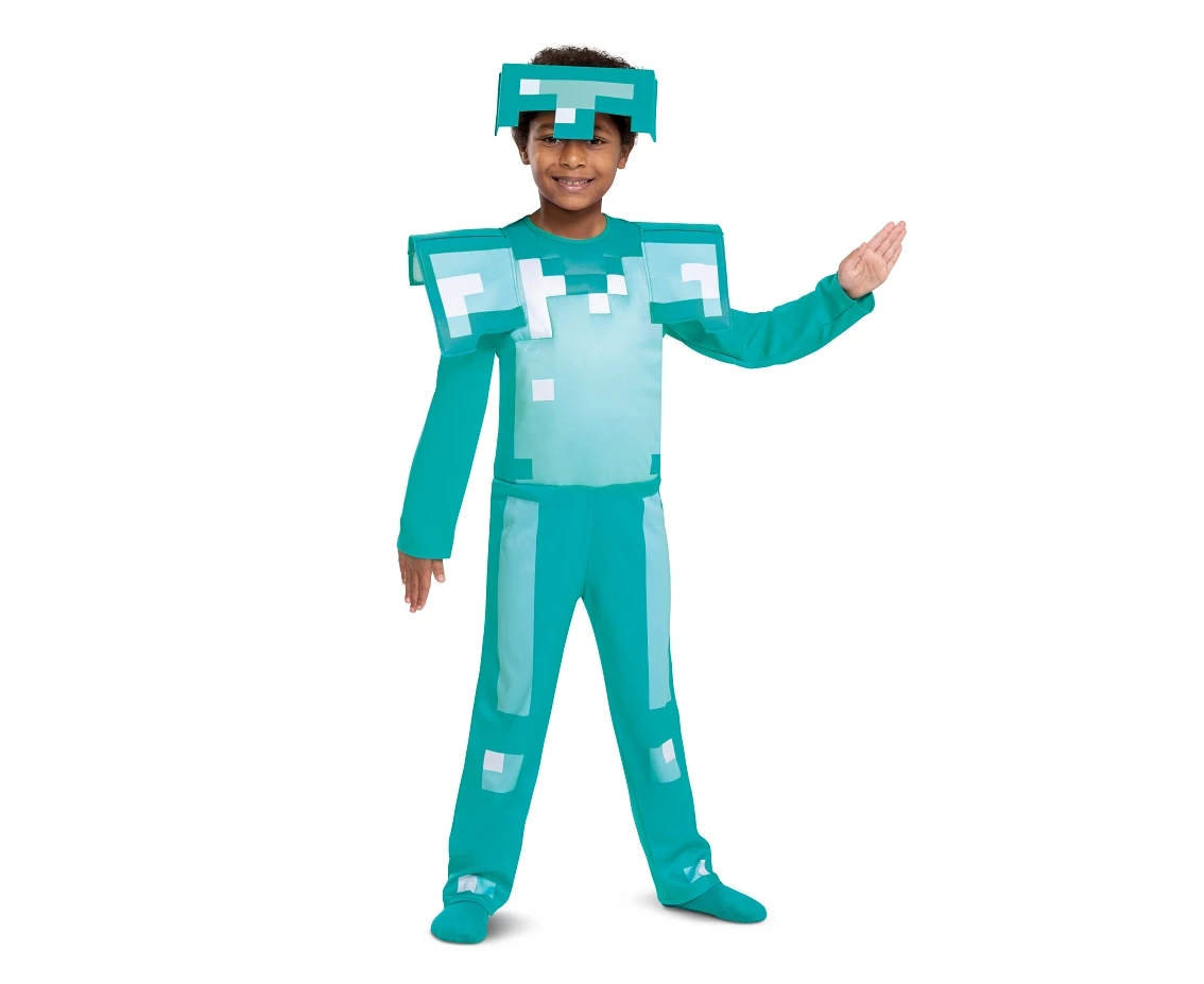 Costume Armor Fancy - Minecraft (license), size XS (3-4 years)